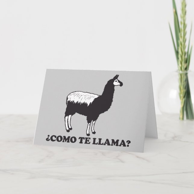 Como Te Llama Card (Front)
