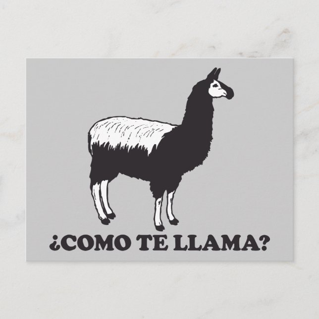 Como Te Llama Postcard (Front)