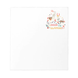 Como te Llamas. Funny Spanish Word Humor. Notepad
