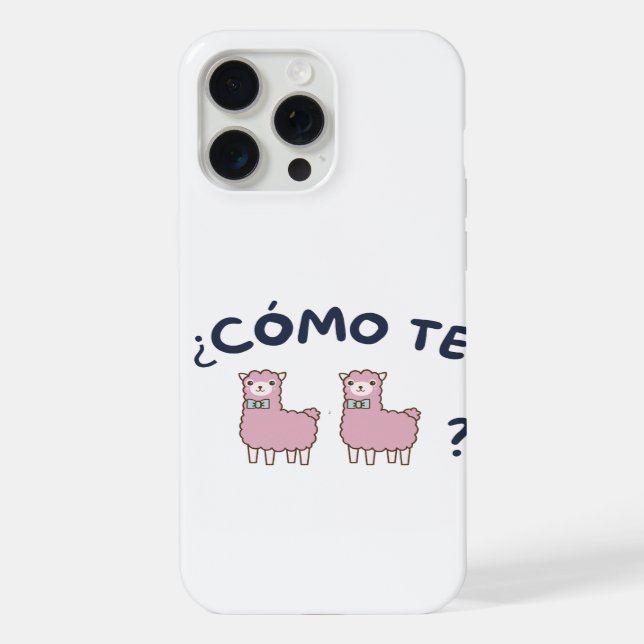 Como te llamas iPhone case (Back)