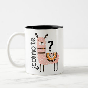 Como te llamas Two-Tone coffee mug