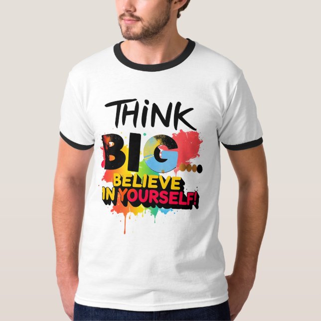 Comoda T-Shirt With Beautiful Motivating Message (Front)