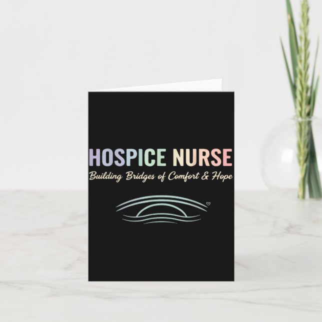 Comon In Care Hosce Nurse Palliative Suprt Graphic Card (Front)