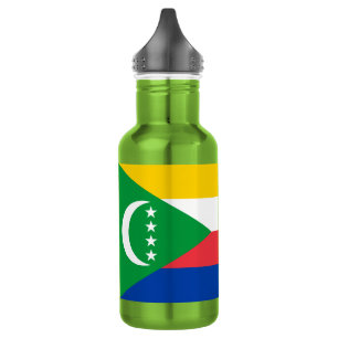 Comoros Flag 532 Ml Water Bottle