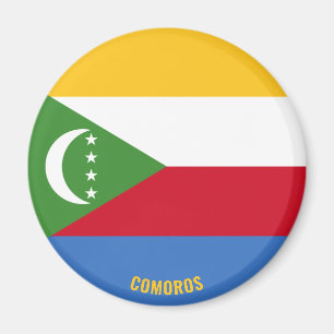 Comoros Flag Charming Patriotic Magnet
