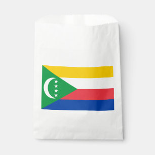 Comoros Flag Favour Bags