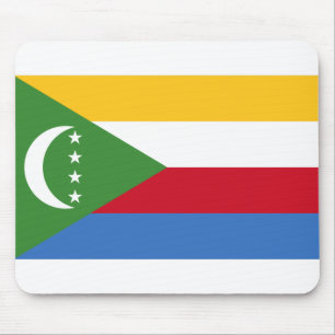 Comoros Flag Mouse Pad
