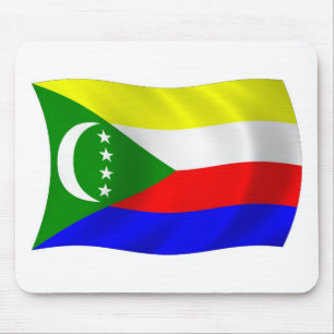 Comoros Flag Mousepad