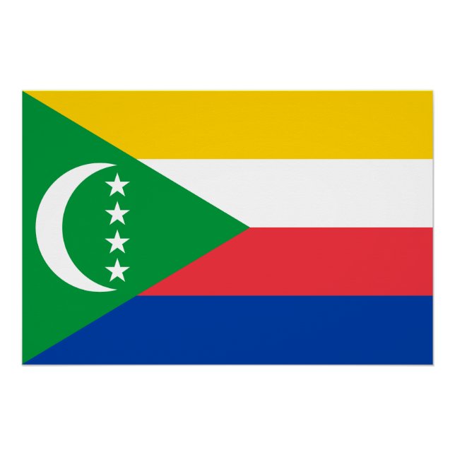 Comoros Flag Poster (Front)