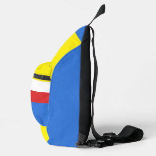 Comoros flag sling bag