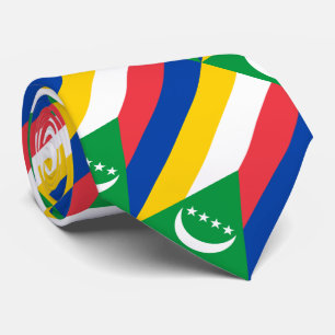 Comoros Flag Tie