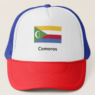 Comoros Flag Trucker Hat