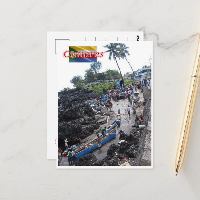 Comoros - Panorama - Postcard (Front/Back In Situ)