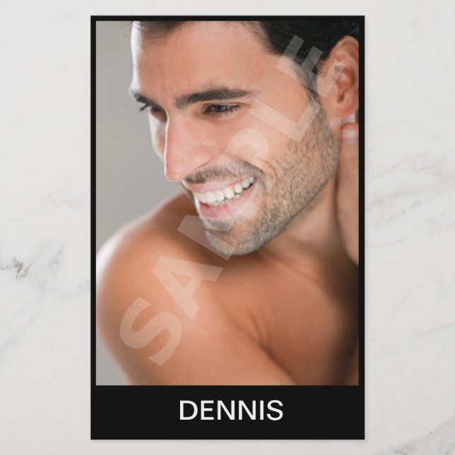 Comp Cards - Model Modelling Composite Comp Card (Front)