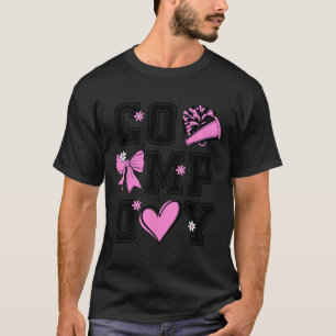 Comp Day Cheer Mum Retro Cheerleading Love Women G T-Shirt