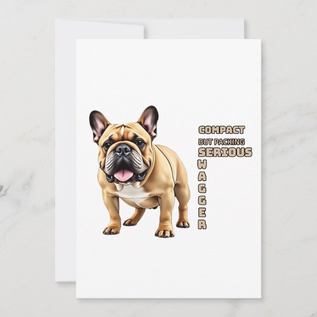 Compact, but packing serious swagger save the date (Front)