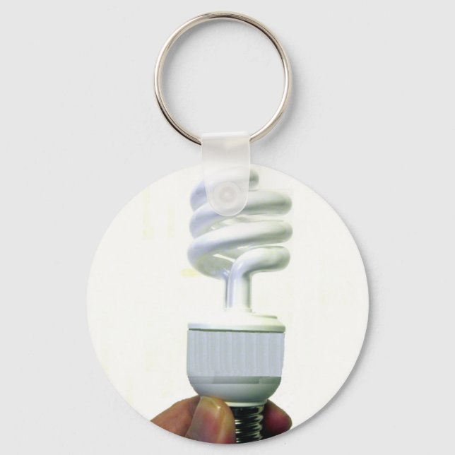 Compact Fluorescent bulb Key Ring (Front)