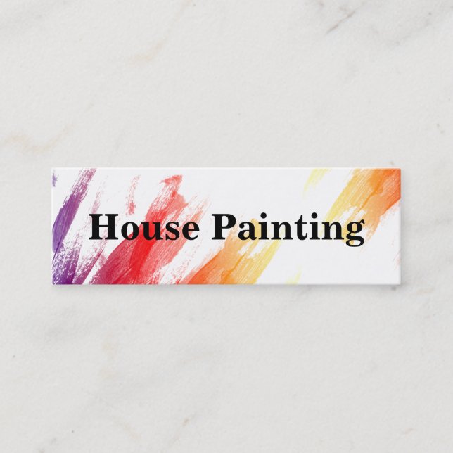 Compact Painter Business Cards (Front)