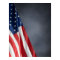 COMPACT PHOTO BACKDROP - US Flag on Gray Blue