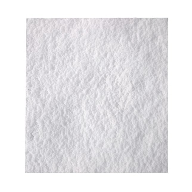 Compacted Snow Texture Notepad (Front)