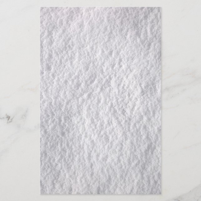 Compacted Snow Texture Stationery (Front)