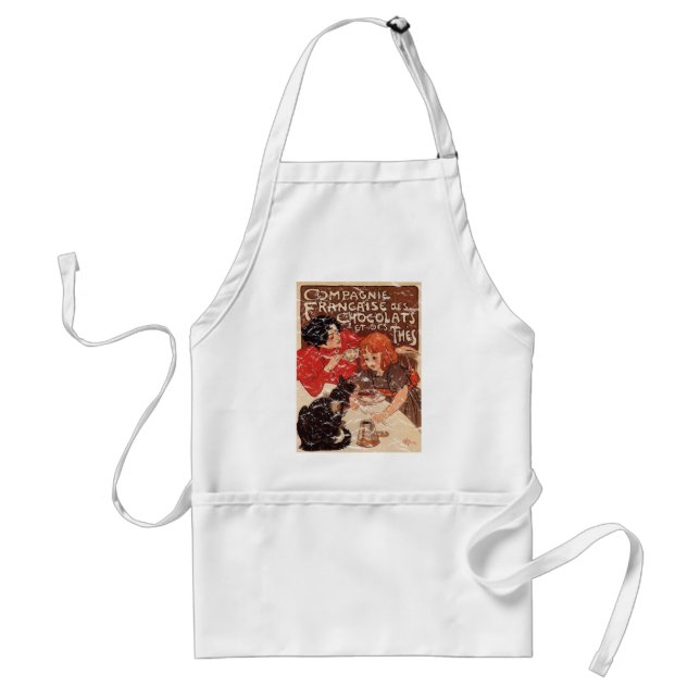 Compagnie - distressed standard apron (Front)