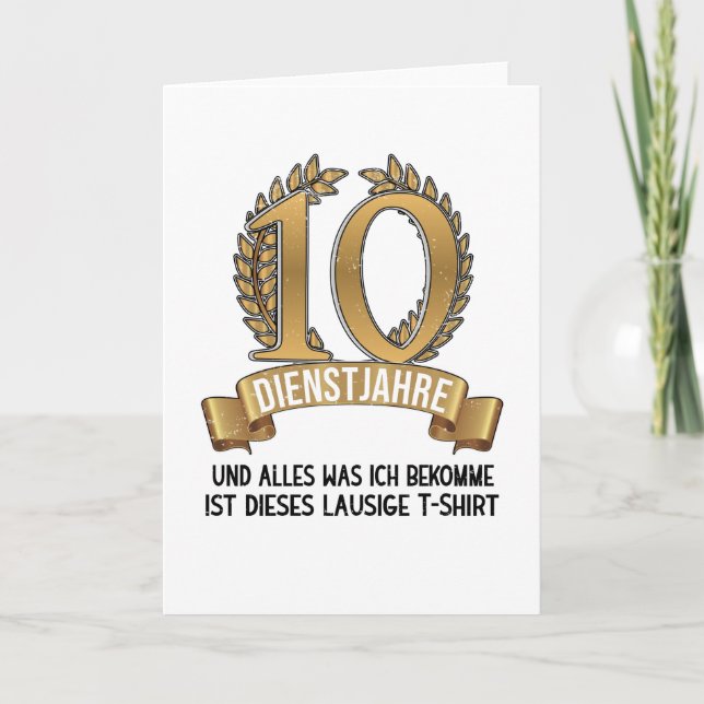 Company Anniversary 25 Years Of Employees Company Card (Front)