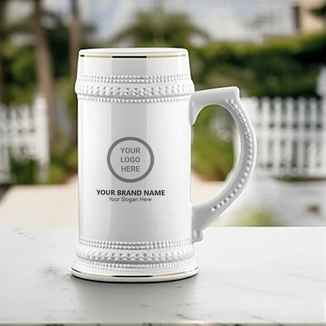 Company Brand Logo Promotional Employee Beer Stein (Creator Uploaded)