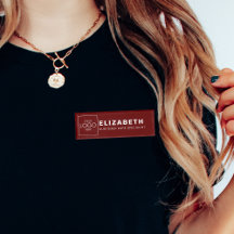 Company Branded Your Logo Here Name Tags Badges