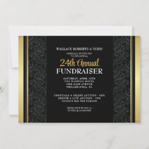Company Business Auction Corporate Gala Fundraiser Invitation