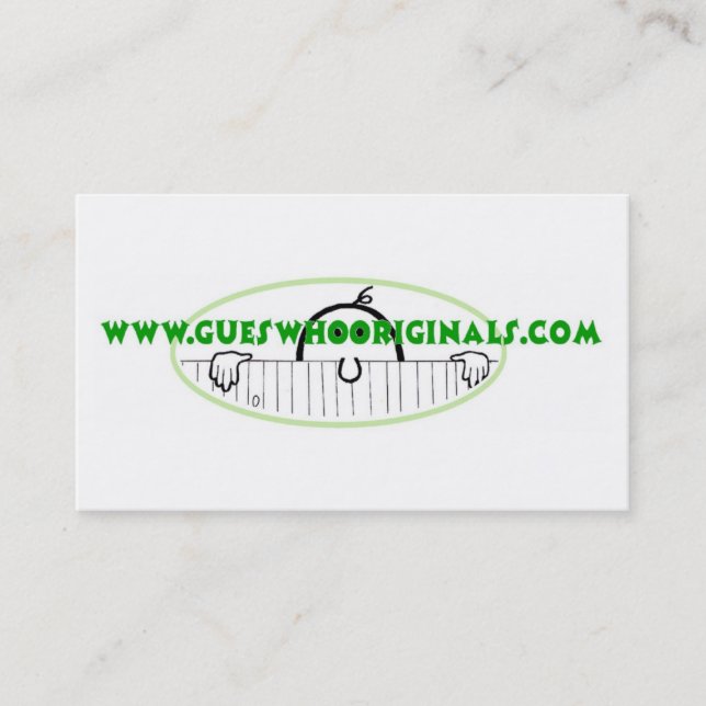 Company business card (Front)