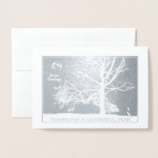 Company/Business/Holiday-Thank you nature/outdoors Foil Card