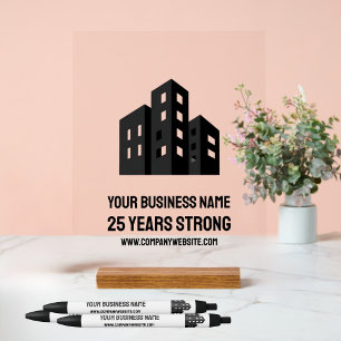 Company Business Logo Celebrating # Years Custom Acrylic Sign