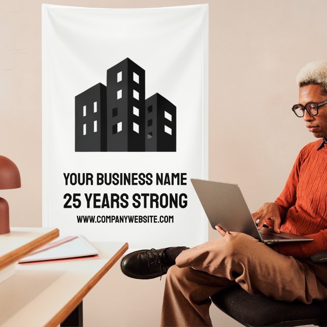 Company Business Logo Celebrating # Years Custom Banner (Creator Uploaded)