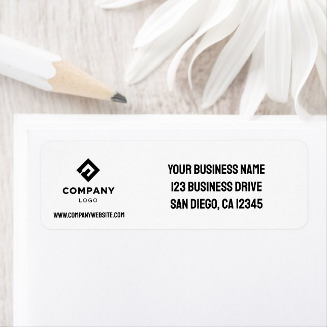 Company Business Logo Professional Return Address  (Insitu)
