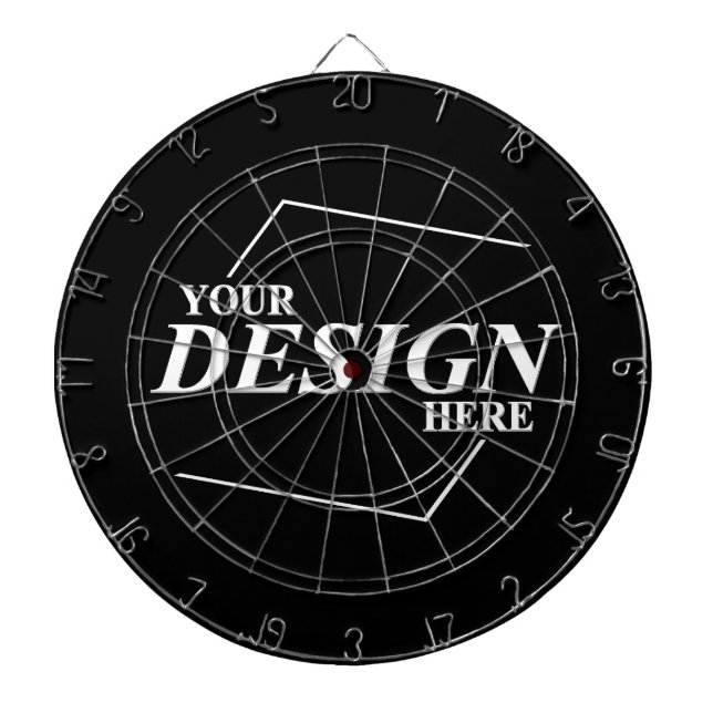 Company Business Name Design Your Own   Dartboard (Front)