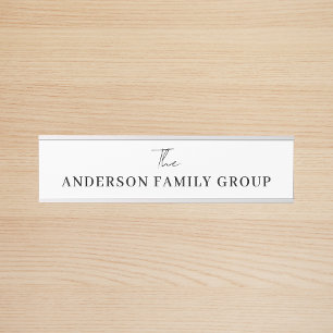 Company Business Name Professional Branded Door Sign