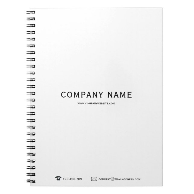 Company/Business Notebook (Front)