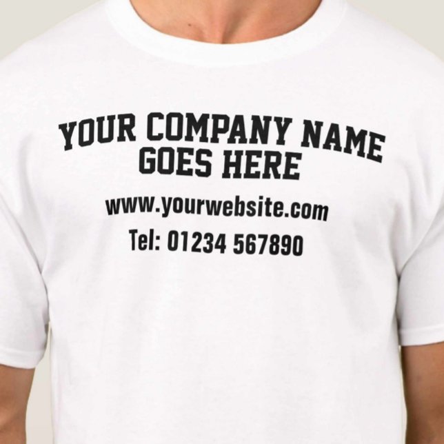 Company Business Promotion T-Shirt (Creator Uploaded)