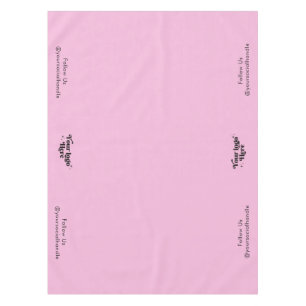Company Classy Pastel Pink Runner Event Show Tablecloth