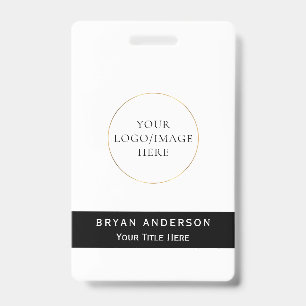 Company Custom Name Badge ID Badge