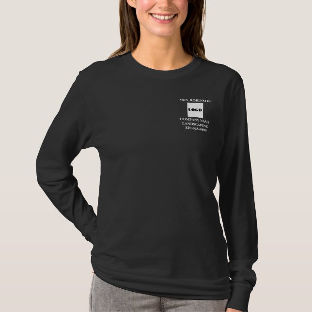 Company employee business staff uniform with logo T-Shirt (Front)