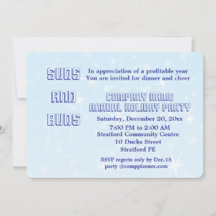 Company holiday party Invitation. Invitation