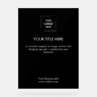 Company Logo | Black Modern Professional 