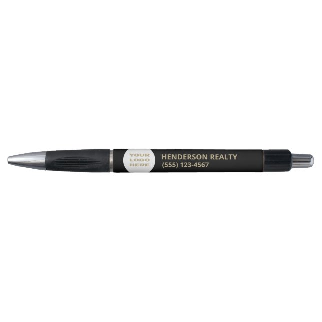 Company Logo Branded Promotional Business Pen (Front)
