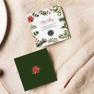 Company Logo Business Christmas Holiday Card