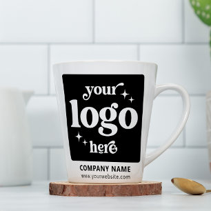 Company Logo Business Client Gift Custom Employee  Latte Mug