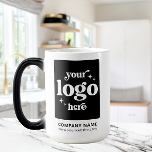 Company Logo Business Employee Gift Custom Large Magic Mug
