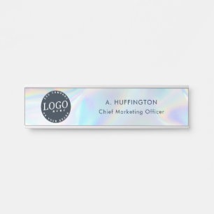 Company Logo Business Holographic Employee Door Sign