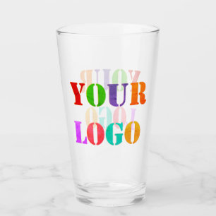Company Logo Business Promotional Glass Example